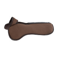 Amortecedor com bolsos configuráveis e elevação dianteira e traseira Piuma WFS em camurça Acavallo Castanho Amortecedor com bolsos configuráveis e elevação dianteira e traseira Piuma WFS em camurça Acavallo Castanho