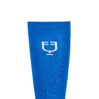 Meias técnicas elásticas com bandeira italiana Equestro Azul da Savoia