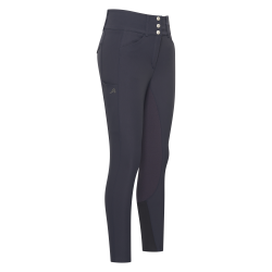 Calça de equitação Euro-Star Aurelia Connect FullGrip feminina Noite Azul-marinho