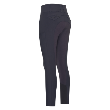 Calça de equitação Euro-Star Aurelia Connect FullGrip feminina Noite Azul-marinho