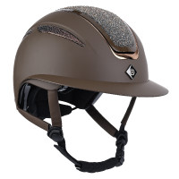 Capacete Imperial Riding Olania Deluxe viseira grande Castanho Capacete Imperial Riding Olania Deluxe viseira grande Castanho