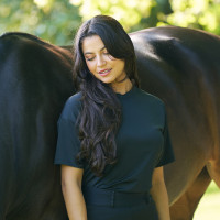 Camiseta Imperial Riding Horse Angel feminina Preto