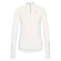 Polo de mangas compridas Imperial Riding Parla feminino Branco
