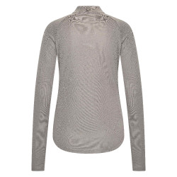 Polo de mangas compridas Imperial Riding Parla feminino Carvão vegetal Cinzento