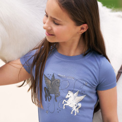 Camiseta Imperial Riding Star Sky infantil Pedra-da-lua Laranja