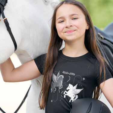 Camiseta Imperial Riding Star Sky infantil Preto