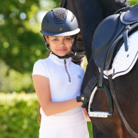 Top Imperial Riding Arly criança Branco Top Imperial Riding Arly criança Branco