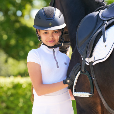 Top Imperial Riding Arly criança Branco