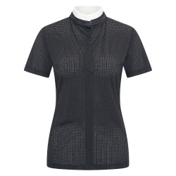 Camisa de competição mesh Imperial Riding Grandprix manga curta feminina Preto Camisa de competição mesh Imperial Riding Grandprix manga curta feminina Preto