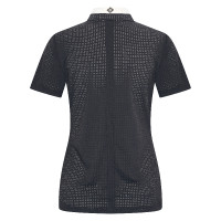 Camisa de competição mesh Imperial Riding Grandprix manga curta feminina Branco