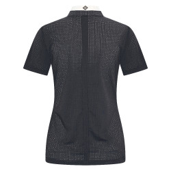 Camisa de competição mesh Imperial Riding Grandprix manga curta feminina Preto Camisa de competição mesh Imperial Riding Grandprix manga curta feminina Preto