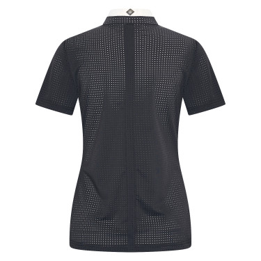 Camisa de competição mesh Imperial Riding Grandprix manga curta feminina Preto Camisa de competição mesh Imperial Riding Grandprix manga curta feminina Preto