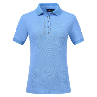 Polo em tecido HV Polo Myrthe Mar Azul