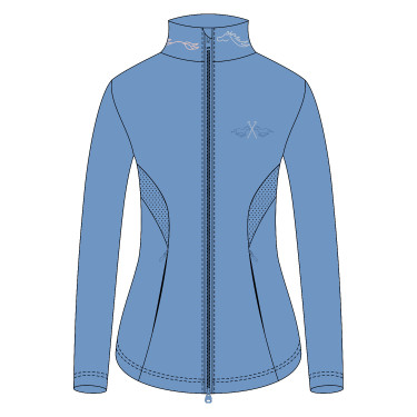 Casaco infantil HV Polo Lilian Azul claro