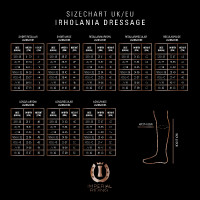 Botas de equitação Imperial Riding Olania Dressage Curta/Larga Preto falta / cristal Botas de equitação Imperial Riding Olania Dressage Curta/Larga Preto falta / cristal