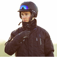 Cachecol leve para o verão Finn-Tack Pro Preto Cachecol leve para o verão Finn-Tack Pro Preto