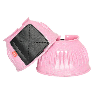 Sinos Imperiais de Equitação em PVC Rosa claro glitter