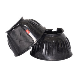 Sinos Imperiais de Equitação em PVC Glitter preto