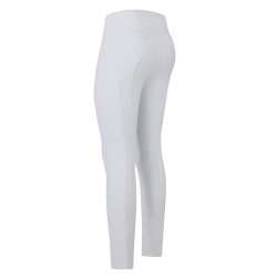 Legging de equitação Euro-Star Empower FullGrip Branco Legging de equitação Euro-Star Empower FullGrip Branco
