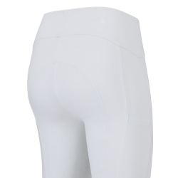 Legging de equitação Euro-Star Empower FullGrip Branco Legging de equitação Euro-Star Empower FullGrip Branco