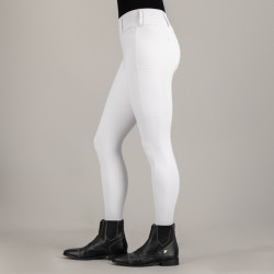 Legging de equitação Euro-Star Enforce FullGrip Branco