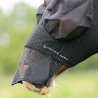 Máscara anti-moscas com nariz Imperial Riding Trail ride Preto