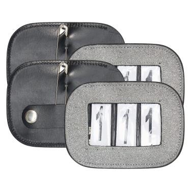 Número da competição HV Polo Gloria square por 2 Prateado Cinzento