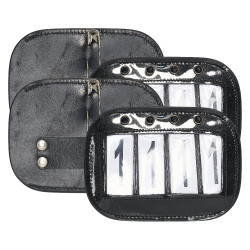 Número da competição Imperial Riding Square por 2 Preto brilhante