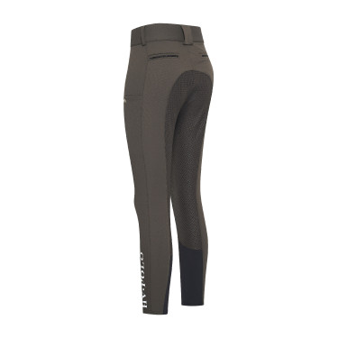 Calça de equitação HV Polo Cleo FullGrip Madeira Bege