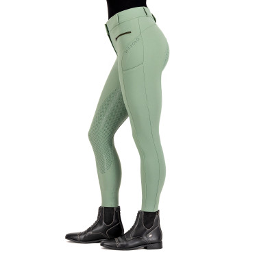 Calça de equitação HV Polo Favourite Sporty FullGrip Verdura Verde
