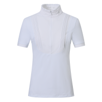 Camisa pólo de competição Euro-Star Ines Branco