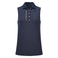 Camiseta polo sem mangas HV Polo Myrthe Marinho