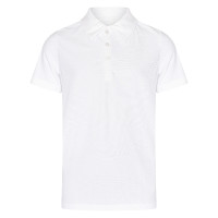 Camiseta polo HV Polo Robby Kids Branco