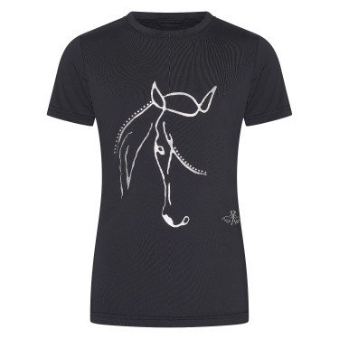 Camiseta HV Polo Wendy Infantil Preto