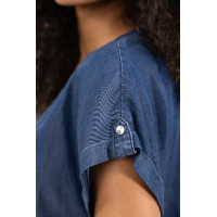 Blusa Harcour Shaina Jeans Cinzento