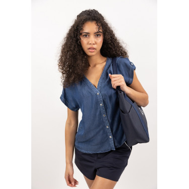 Blusa Harcour Shaina Marinho Azul-marinho