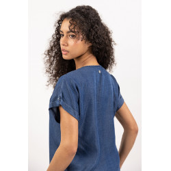 Blusa Harcour Shaina Marinho Azul-marinho