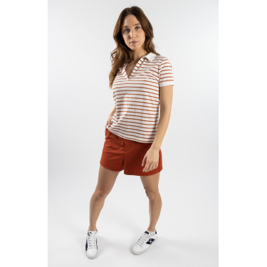 Short Harcour Alby Terracota Laranja