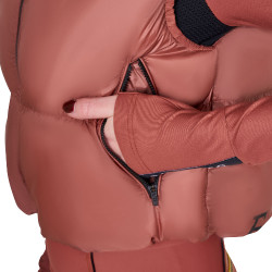 Colete curto com zíper feminino Equestro Sequoia