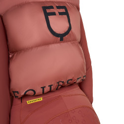 Colete curto com zíper feminino Equestro Sequoia