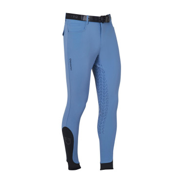 Calça ajustada com grip integral masculino Aria Equestro Mar de Bering Azul Calça ajustada com grip integral masculino Aria Equestro Mar de Bering Azul