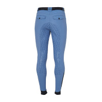 Calça ajustada com grip integral masculino Aria Equestro Preto