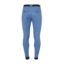 Calça ajustada com grip integral masculino Aria Equestro Mar de Bering Azul Calça ajustada com grip integral masculino Aria Equestro Mar de Bering Azul