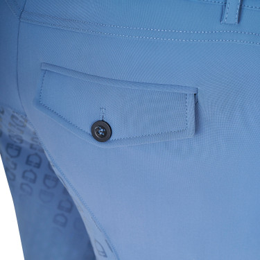 Calça ajustada com grip integral masculino Aria Equestro Mar de Bering Azul Calça ajustada com grip integral masculino Aria Equestro Mar de Bering Azul