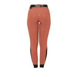 Calça de cintura alta com grip integral feminina Equestro Sequoia