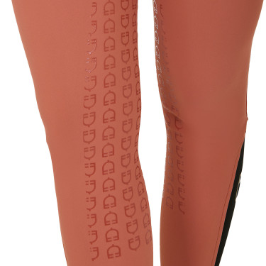 Calça de cintura alta com grip integral feminina Equestro Sequoia