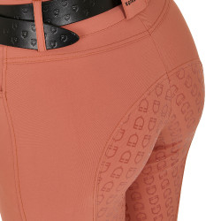 Calça de cintura alta com grip integral feminina Equestro Sequoia