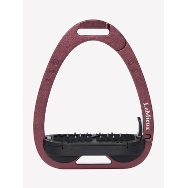 Estribos LeMieux Vector Balance Auburn Bordô Estribos LeMieux Vector Balance Auburn Bordô