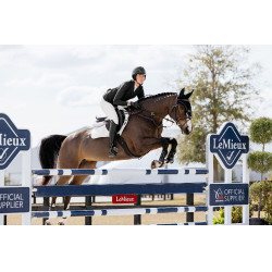 Almofada de sela LeMieux CC Puissance Camurça Branco Almofada de sela LeMieux CC Puissance Camurça Branco