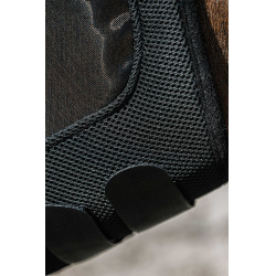 Máscara anti-moscas anti-UV Equithème Mesh com proteção para o nariz Preto